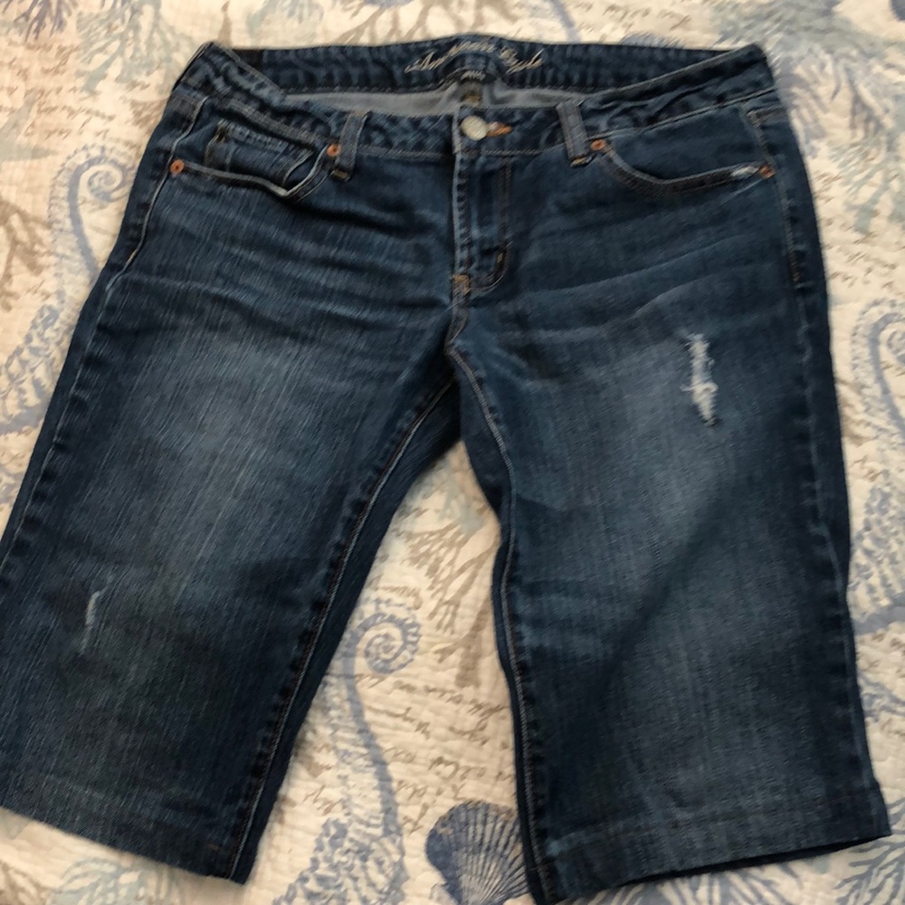 American Eagle Denim Bermuda Shorts
